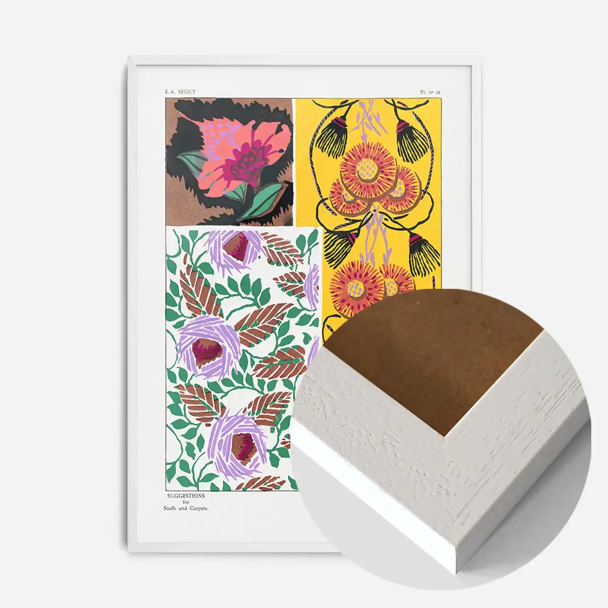 Emile-Alain Séguy Art Nouveau Pattern Print 038