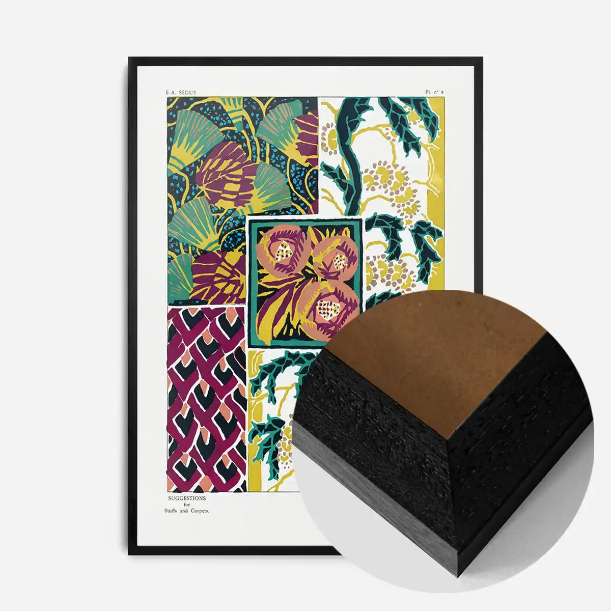 Emile-Alain Séguy Art Nouveau Pattern Print 039