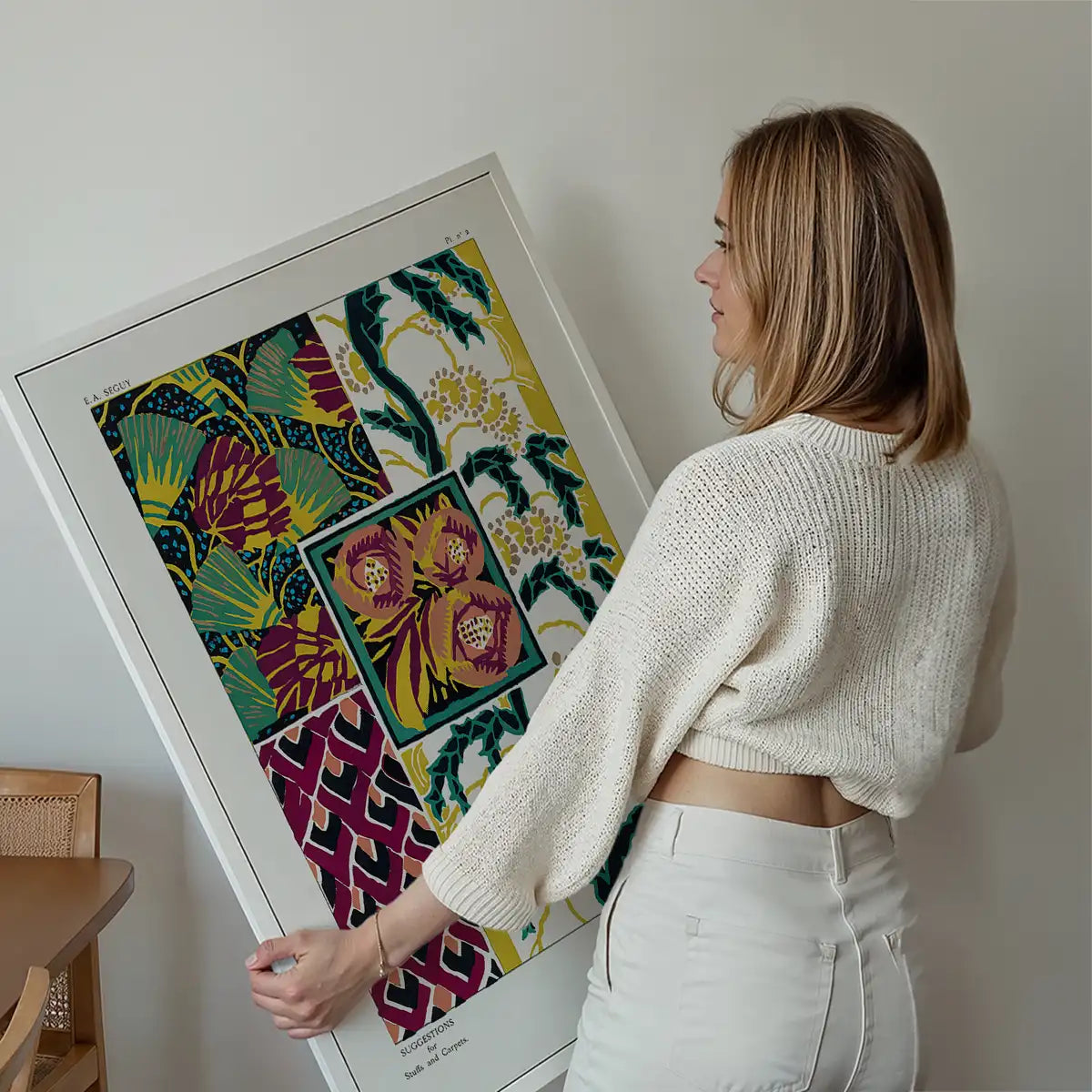 Emile-Alain Séguy Art Nouveau Pattern Print 039