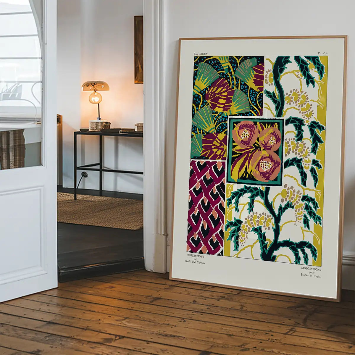 Emile-Alain Séguy Art Nouveau Pattern Print 039