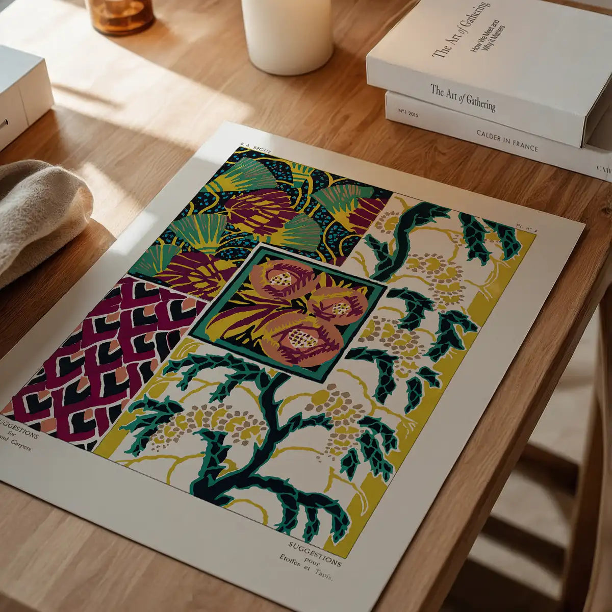 Emile-Alain Séguy Art Nouveau Pattern Print 039