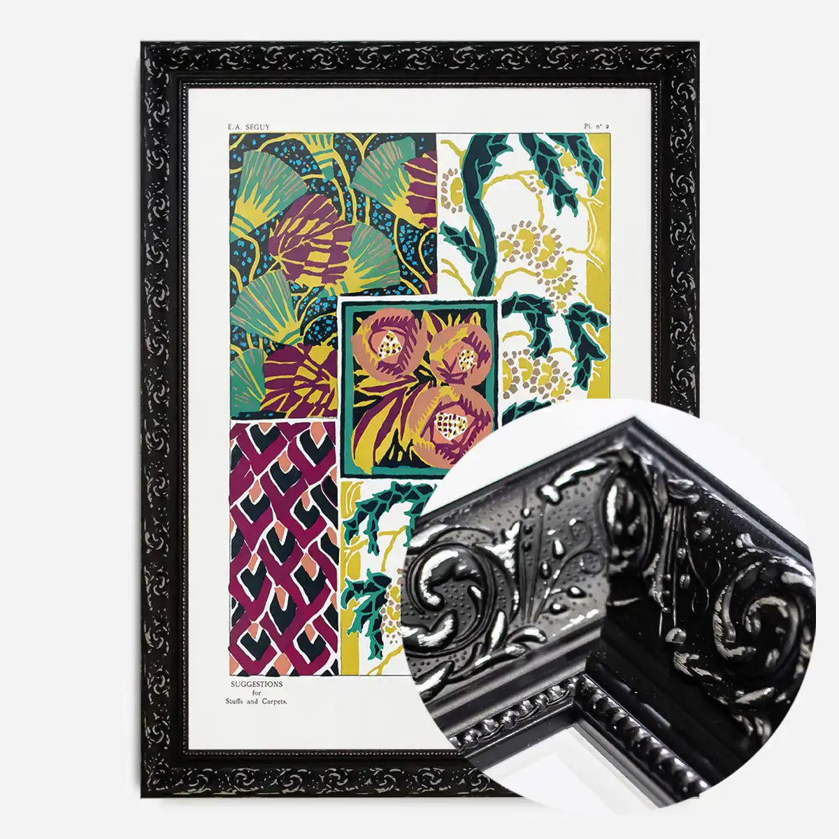 Emile-Alain Séguy Art Nouveau Pattern Print 039