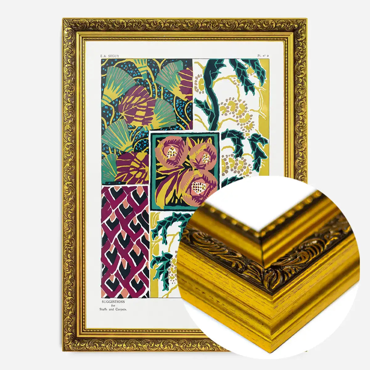 Emile-Alain Séguy Art Nouveau Pattern Print 039