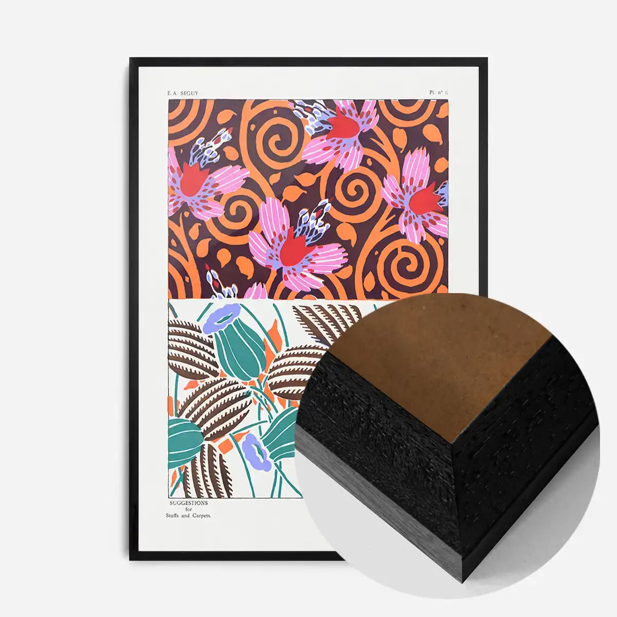 Emile-Alain Séguy Art Nouveau Pattern Print 041
