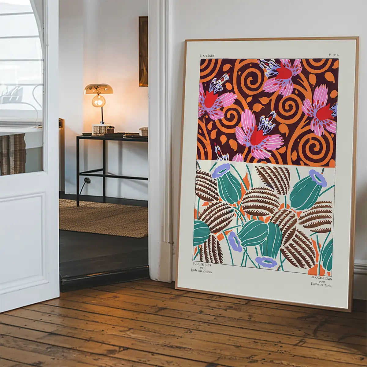Emile-Alain Séguy Art Nouveau Pattern Print 041