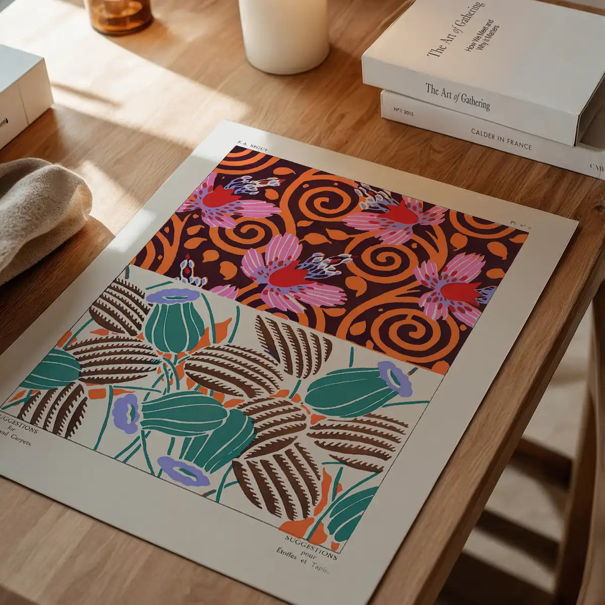 Emile-Alain Séguy Art Nouveau Pattern Print 041