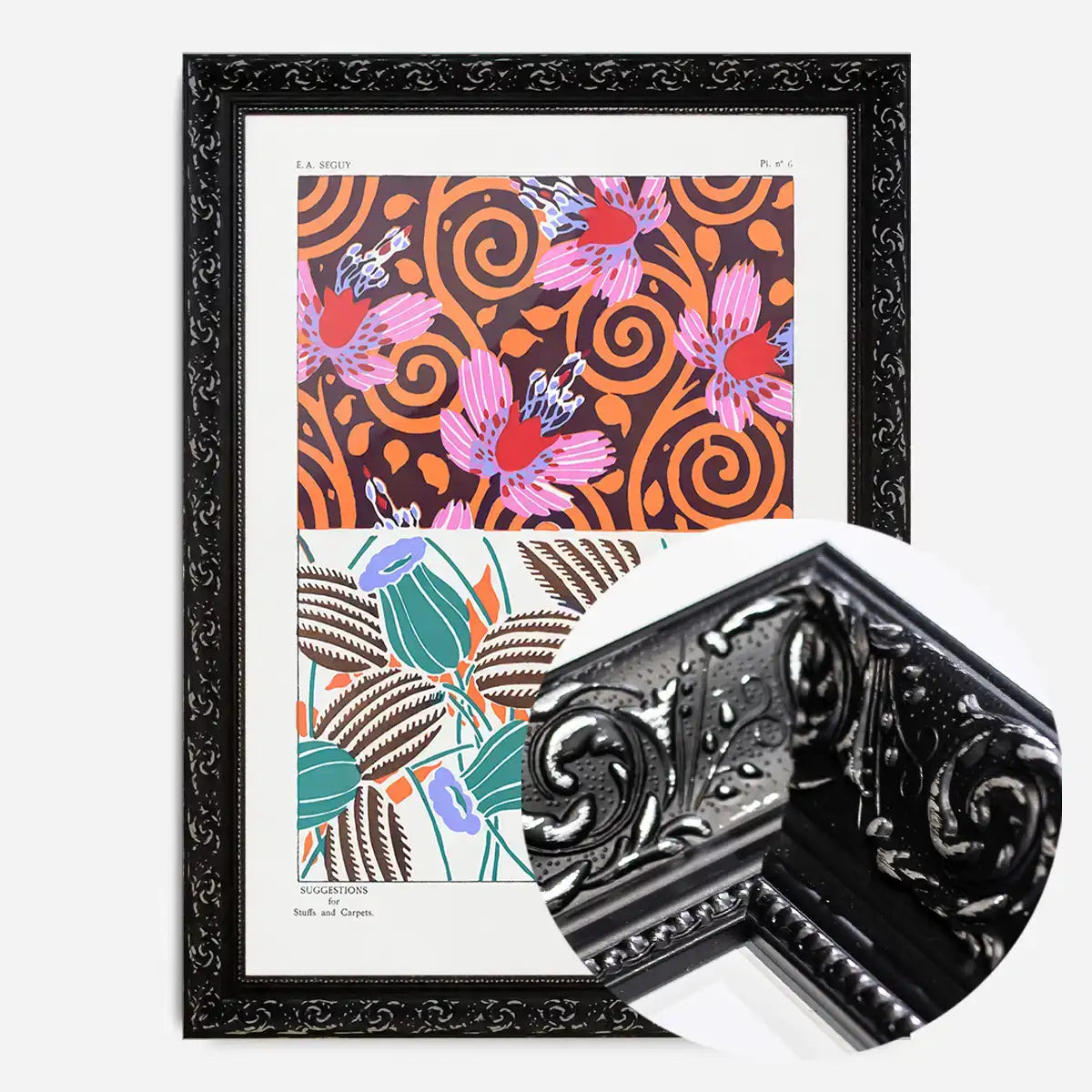 Emile-Alain Séguy Art Nouveau Pattern Print 041