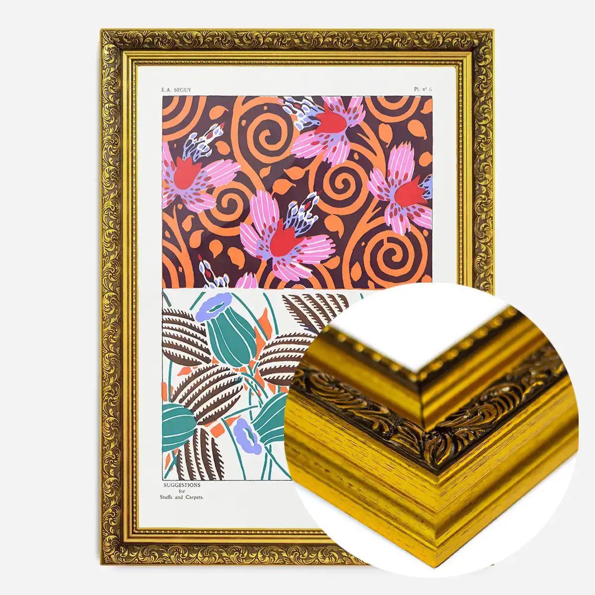 Emile-Alain Séguy Art Nouveau Pattern Print 041
