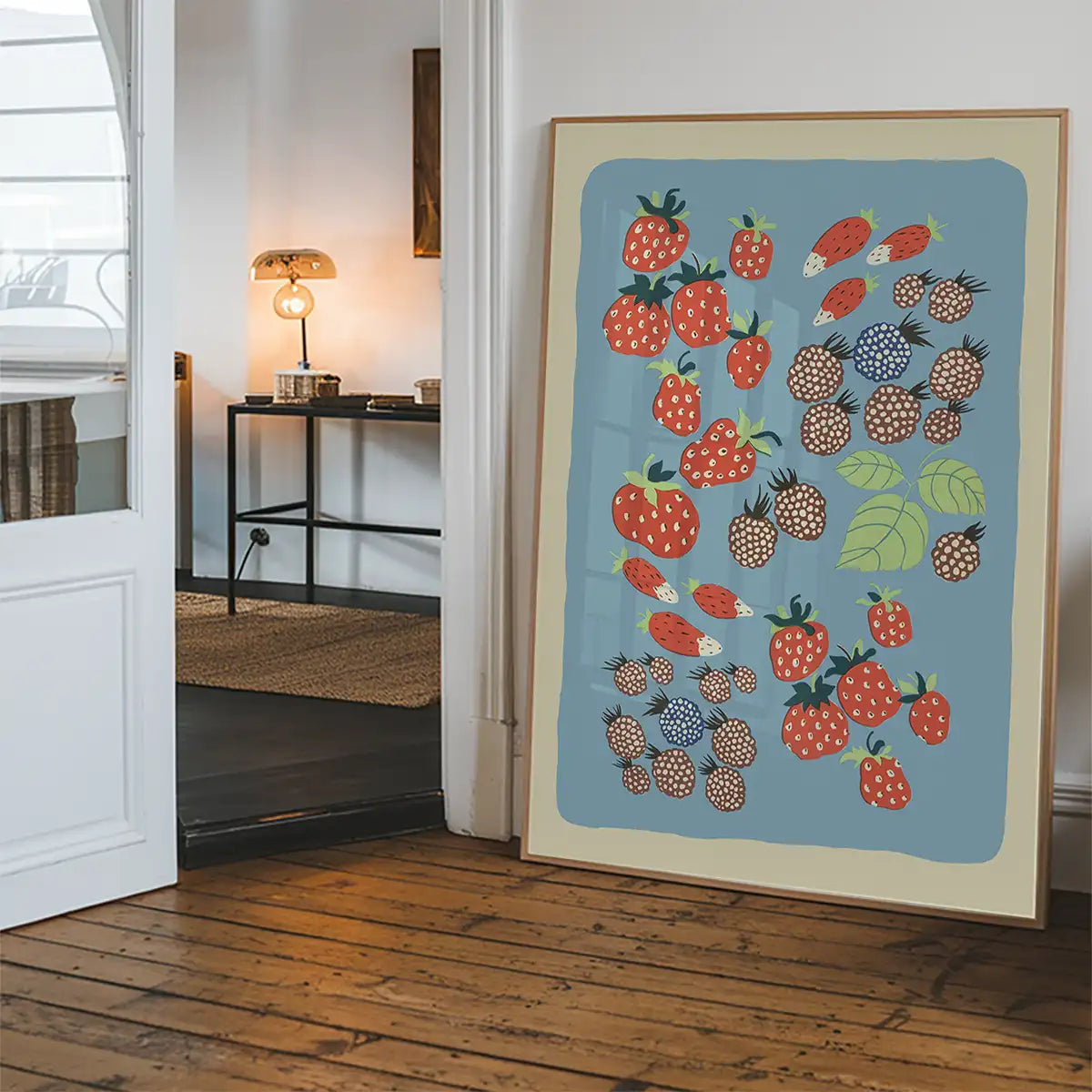 Berries Illustration Print by Elena Pavlovna Gertik