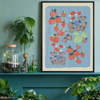 Berries Illustration Print by Elena Pavlovna Gertik