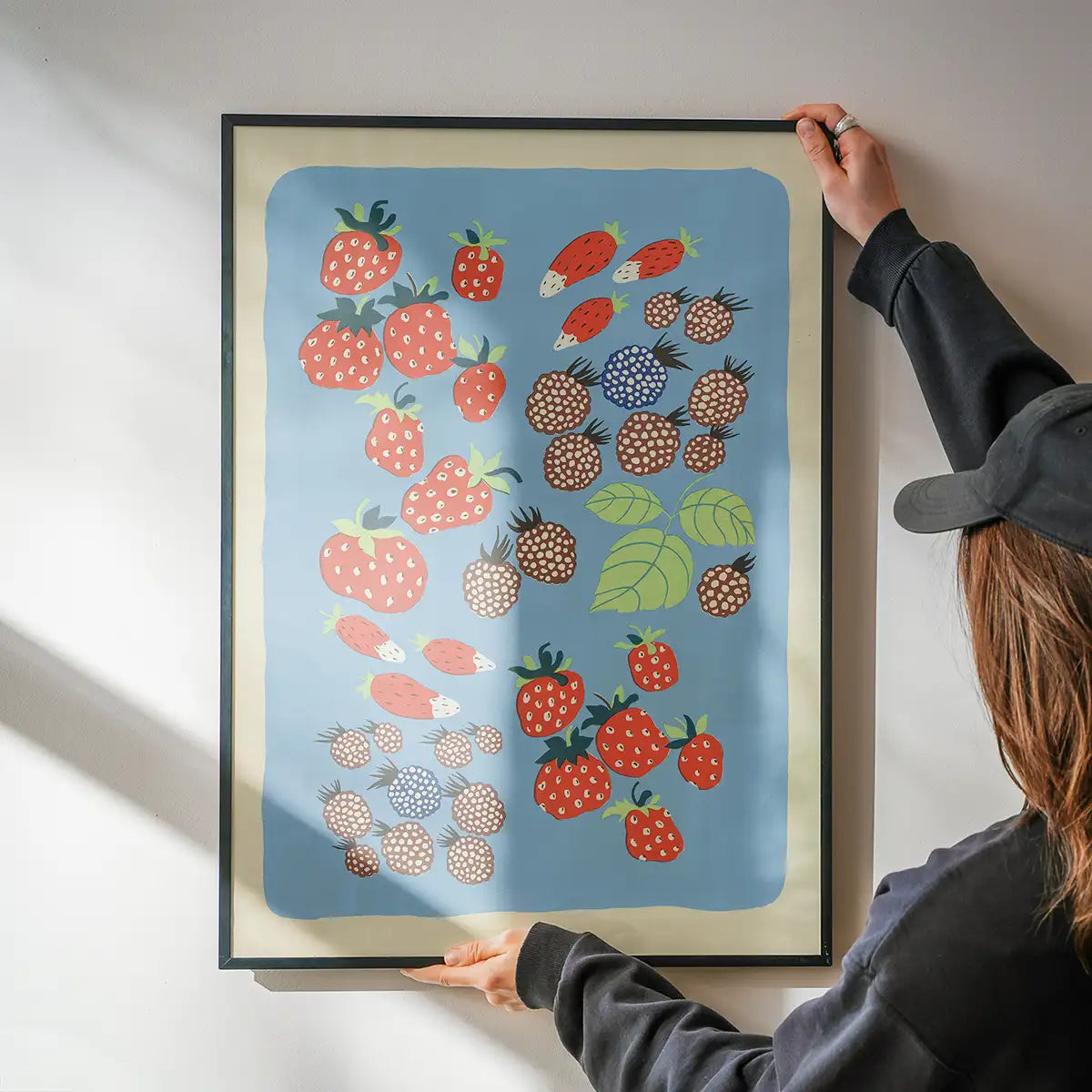 Berries Illustration Print by Elena Pavlovna Gertik