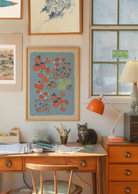 Berries Illustration Print by Elena Pavlovna Gertik