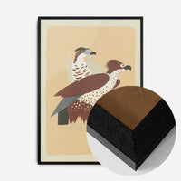 Birds of Prey Illustration Print by Elena Pavlovna Gertik