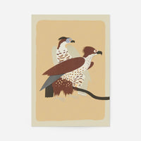 Birds of Prey Illustration Print by Elena Pavlovna Gertik