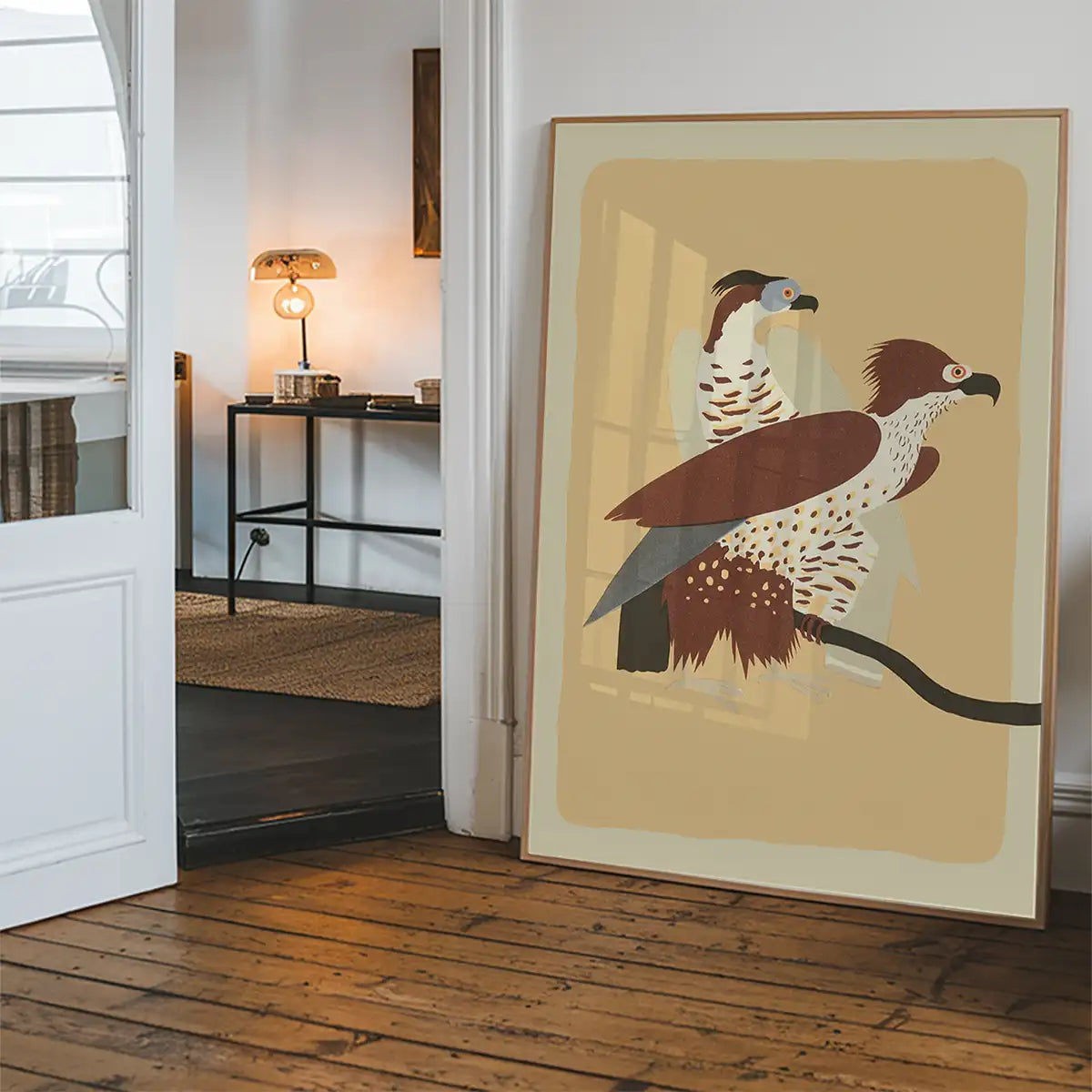 Birds of Prey Illustration Print by Elena Pavlovna Gertik