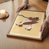 Birds of Prey Illustration Print by Elena Pavlovna Gertik