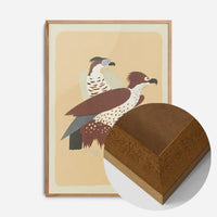 Birds of Prey Illustration Print by Elena Pavlovna Gertik