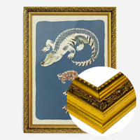 Crocodile and Tortoises Illustration Print by Elena Pavlovna Gertik