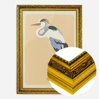 Single Large Heron Illustration Print by Elena Pavlovna Gertik