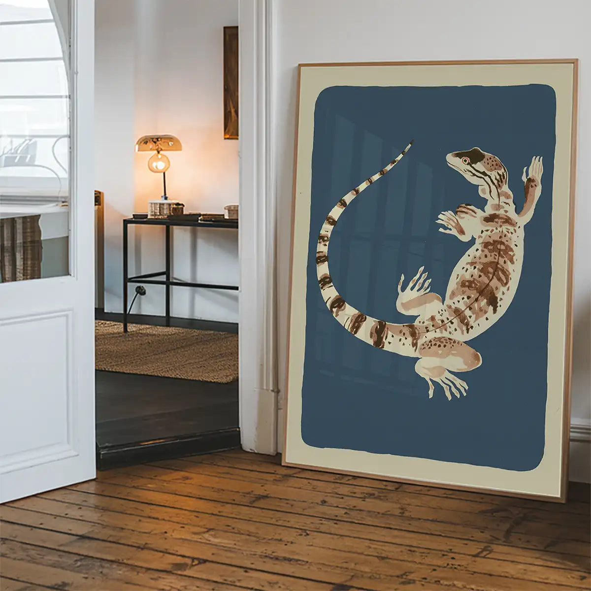 Large Lizard Illustration Print by Elena Pavlovna Gertik