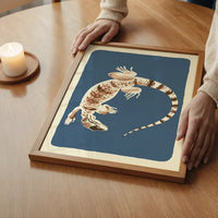 Large Lizard Illustration Print by Elena Pavlovna Gertik