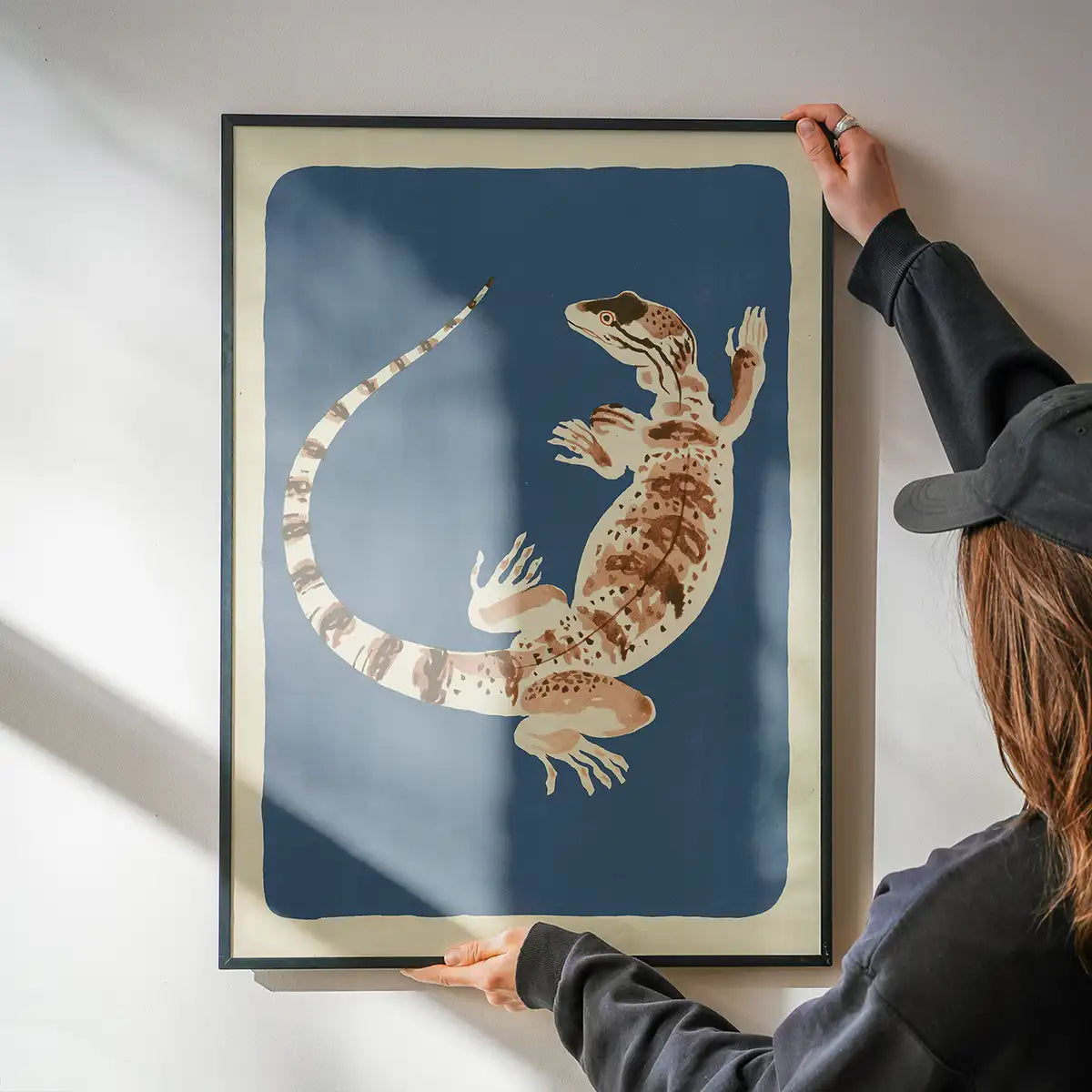 Large Lizard Illustration Print by Elena Pavlovna Gertik
