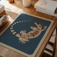 Large Lizard Illustration Print by Elena Pavlovna Gertik