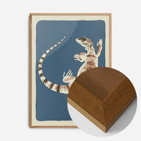 Large Lizard Illustration Print by Elena Pavlovna Gertik