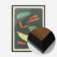 Legumes and Chilli Illustration Print by Elena Pavlovna Gertik