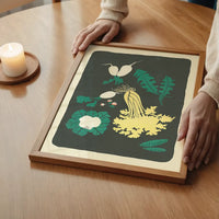 Legumes and Radish Illustration Print by Elena Pavlovna Gertik