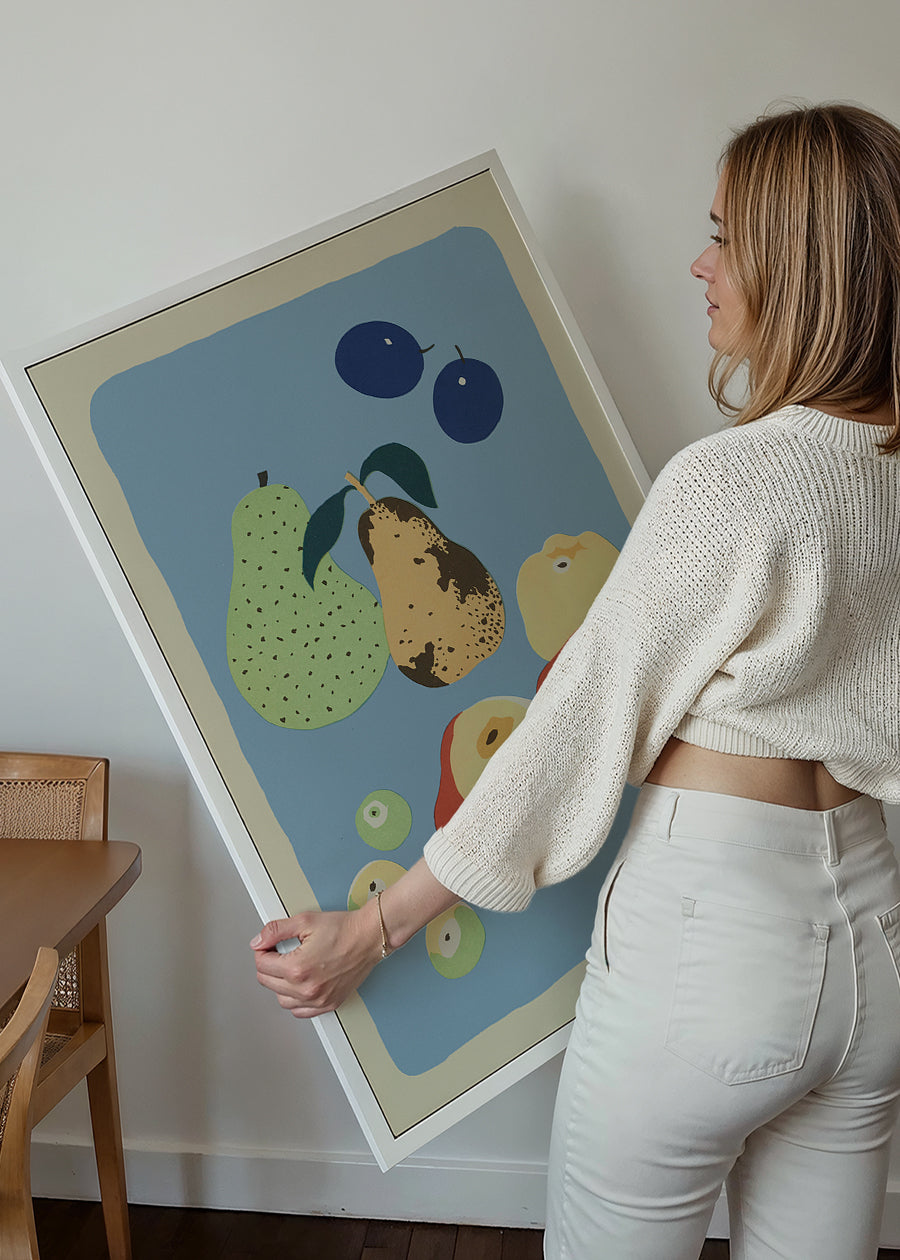 Pears and Fruit Illustration Print by Elena Pavlovna Gertik