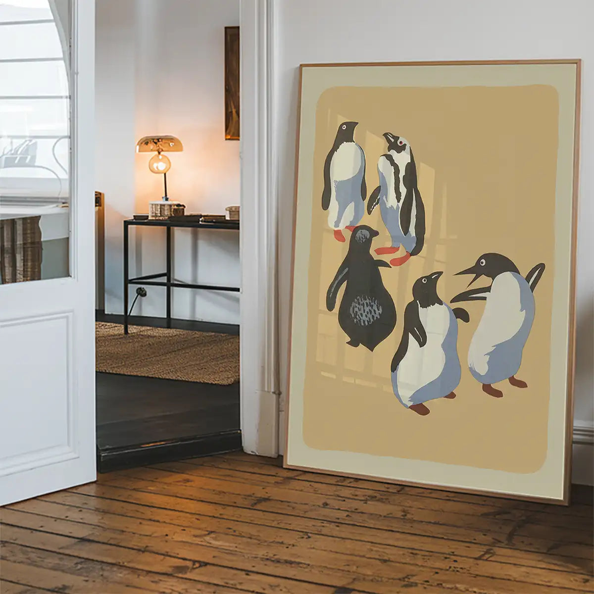 Penguins Illustration Print by Elena Pavlovna Gertik