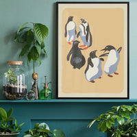 Penguins Illustration Print by Elena Pavlovna Gertik