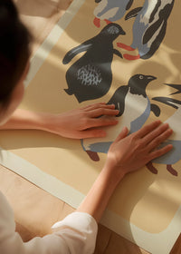 Penguins Illustration Print by Elena Pavlovna Gertik