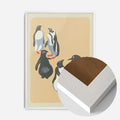 White Wood Frame