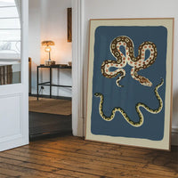 Snakes Illustration Print by Elena Pavlovna Gertik