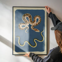 Snakes Illustration Print by Elena Pavlovna Gertik