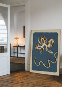 Snakes Illustration Print by Elena Pavlovna Gertik