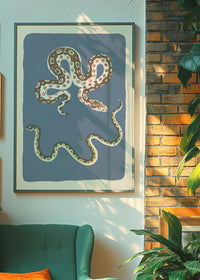 Snakes Illustration Print by Elena Pavlovna Gertik