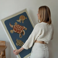 Tortoises Illustration Print by Elena Pavlovna Gertik