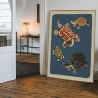 Tortoises Illustration Print by Elena Pavlovna Gertik
