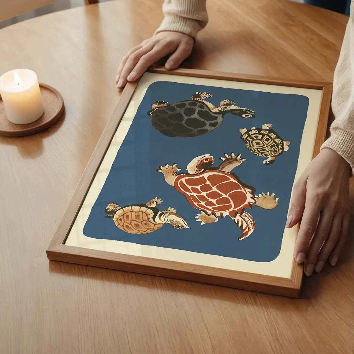 Tortoises Illustration Print by Elena Pavlovna Gertik