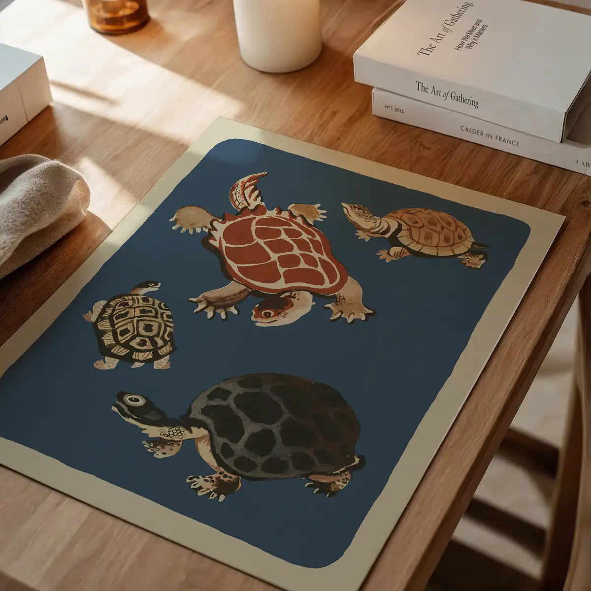 Tortoises Illustration Print by Elena Pavlovna Gertik