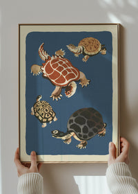 Tortoises Illustration Print by Elena Pavlovna Gertik