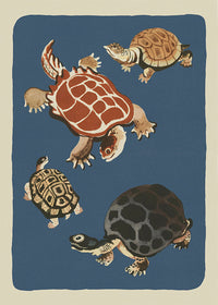 Tortoises Illustration Print by Elena Pavlovna Gertik