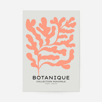 Botanique Minimal Floral Cut Out Print