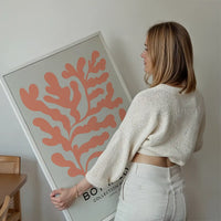 Botanique Minimal Floral Cut Out Print
