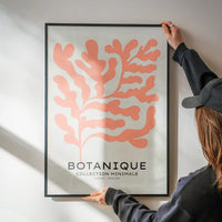 Botanique Minimal Floral Cut Out Print