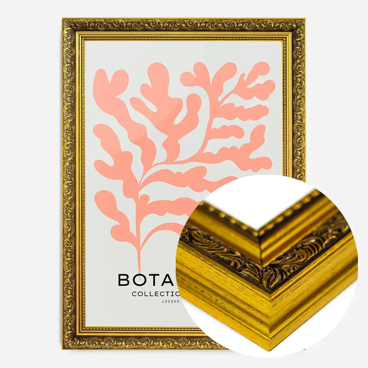 Botanique Minimal Floral Cut Out Print