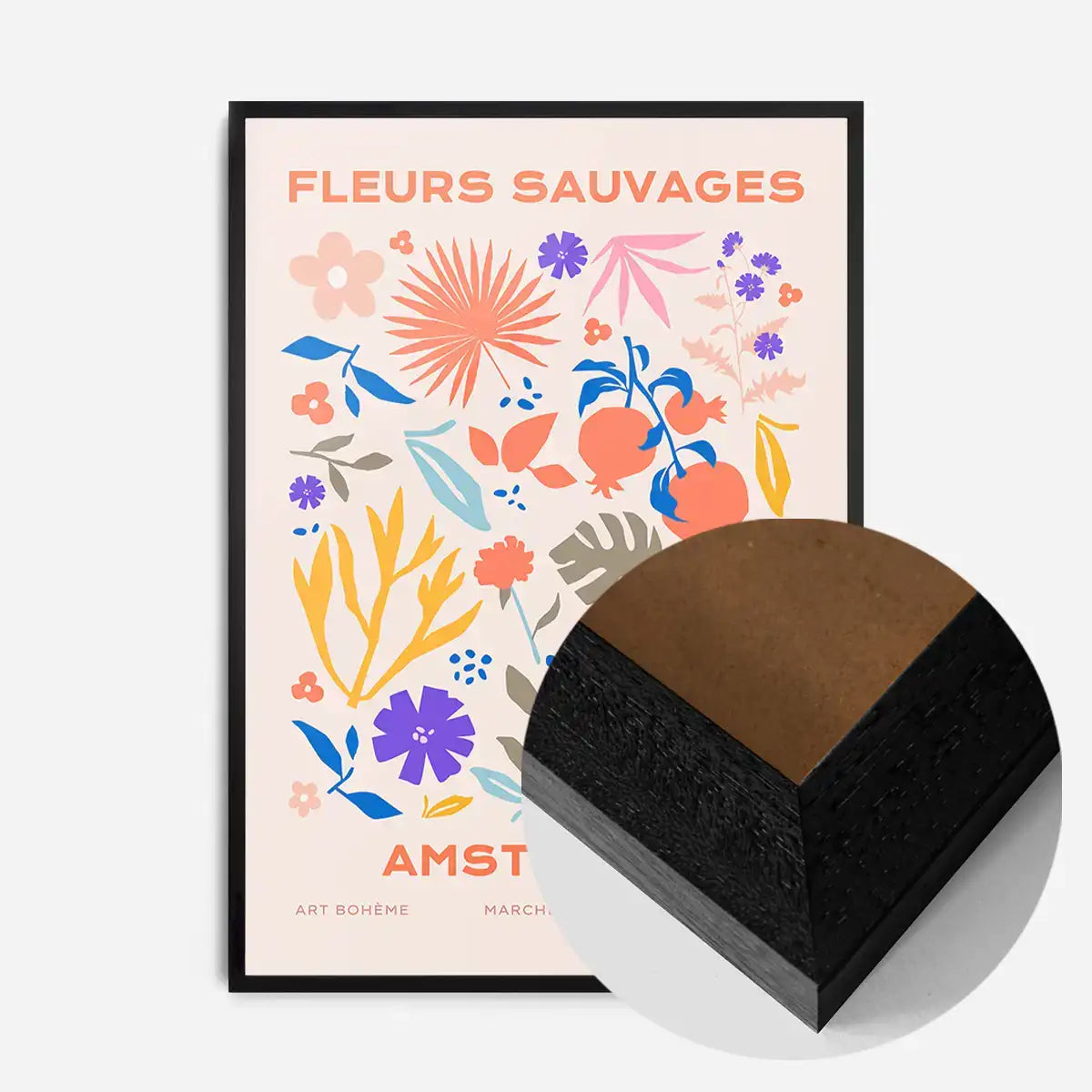 Fleurs Sauvages Amsterdam Flower Print